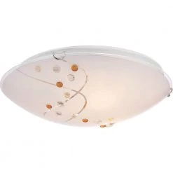 Stellar 16 in. 3-Light Polished Chrome Flush Mount by Quoizel -Quoizel Sales polished chrome quoizel flush mount lights pcsl1616c 4f 1000