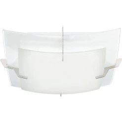 Stream 15.5 in. Polished Chrome LED Flush Mount by Quoizel -Quoizel Sales polished chrome quoizel flush mount lights pcsm1616c 4f 1000