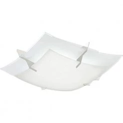 Stream 15.5 in. Polished Chrome LED Flush Mount by Quoizel