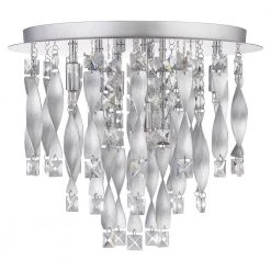 Twinkle 15.75 in. 6-Light Polished Chrome Flush Mount by Quoizel -Quoizel Sales polished chrome quoizel flush mount lights pctk1616c c3 1000