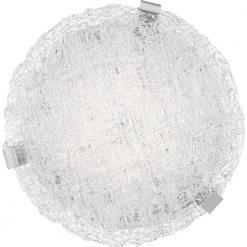 Winter 14.5 in. Polished Chrome LED Flush Mount by Quoizel -Quoizel Sales polished chrome quoizel flush mount lights pcwr1615c 4f 1000