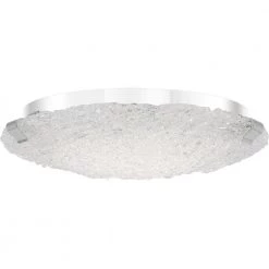 Winter 14.5 in. Polished Chrome LED Flush Mount by Quoizel