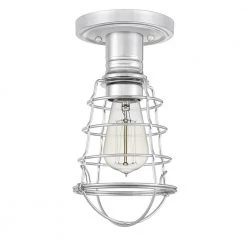 Mixon 5.5 in. 1-Light Polished Chrome Semi-Flush Mount by Quoizel 11 Mixon 5.5 in. 1-Light Polished Chrome Semi-Flush Mount by Quoizel -Quoizel Sales polished chrome quoizel flush mount lights qf5118c c3 1000