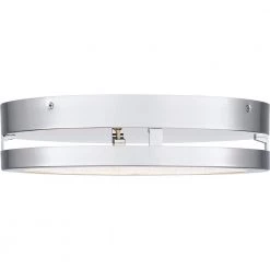 Sylvia 13 in. Polished Chrome LED Flush Mount by Quoizel 14 Sylvia 13 in. Polished Chrome LED Flush Mount by Quoizel -Quoizel Sales polished chrome quoizel flush mount lights qfl5634c 1f 1000