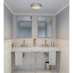 Sylvia 13 in. Polished Chrome LED Flush Mount by Quoizel 17 Sylvia 13 in. Polished Chrome LED Flush Mount by Quoizel -Quoizel Sales polished chrome quoizel flush mount lights qfl5634c 31 1000