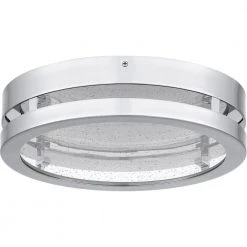 Sylvia 13 in. Polished Chrome LED Flush Mount by Quoizel 12 Sylvia 13 in. Polished Chrome LED Flush Mount by Quoizel -Quoizel Sales polished chrome quoizel flush mount lights qfl5634c c3 1000