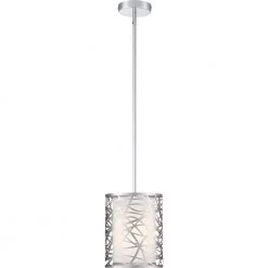 Abode 1-Light Polished Chrome Mini Pendant by Quoizel 9 Abode 1-Light Polished Chrome Mini Pendant by Quoizel -Quoizel Sales polished chrome quoizel pendant lights pcae1508c 4f 1000