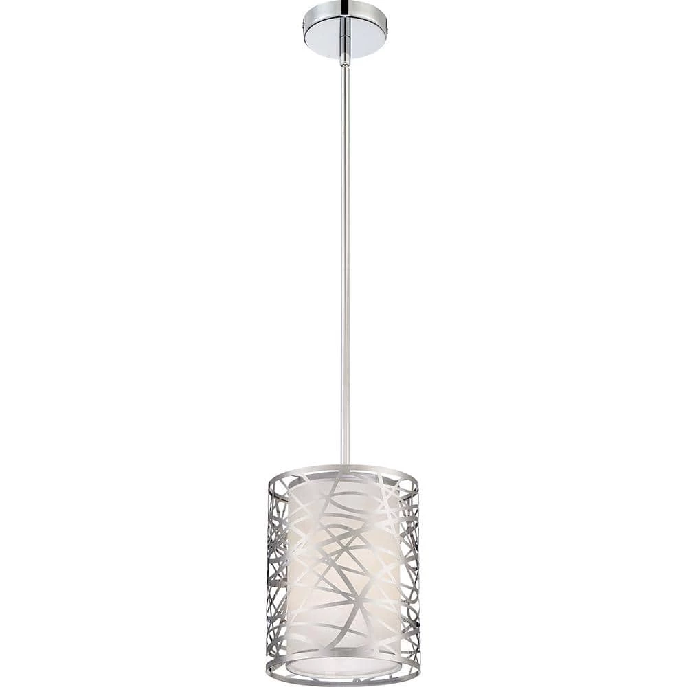 Abode 1-Light Polished Chrome Mini Pendant by Quoizel 3 Abode 1-Light Polished Chrome Mini Pendant by Quoizel