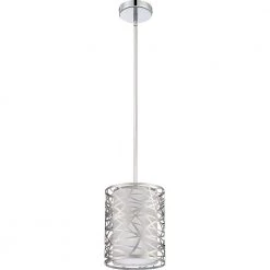 Abode 1-Light Polished Chrome Mini Pendant by Quoizel 8 Abode 1-Light Polished Chrome Mini Pendant by Quoizel -Quoizel Sales polished chrome quoizel pendant lights pcae1508c c3 1000