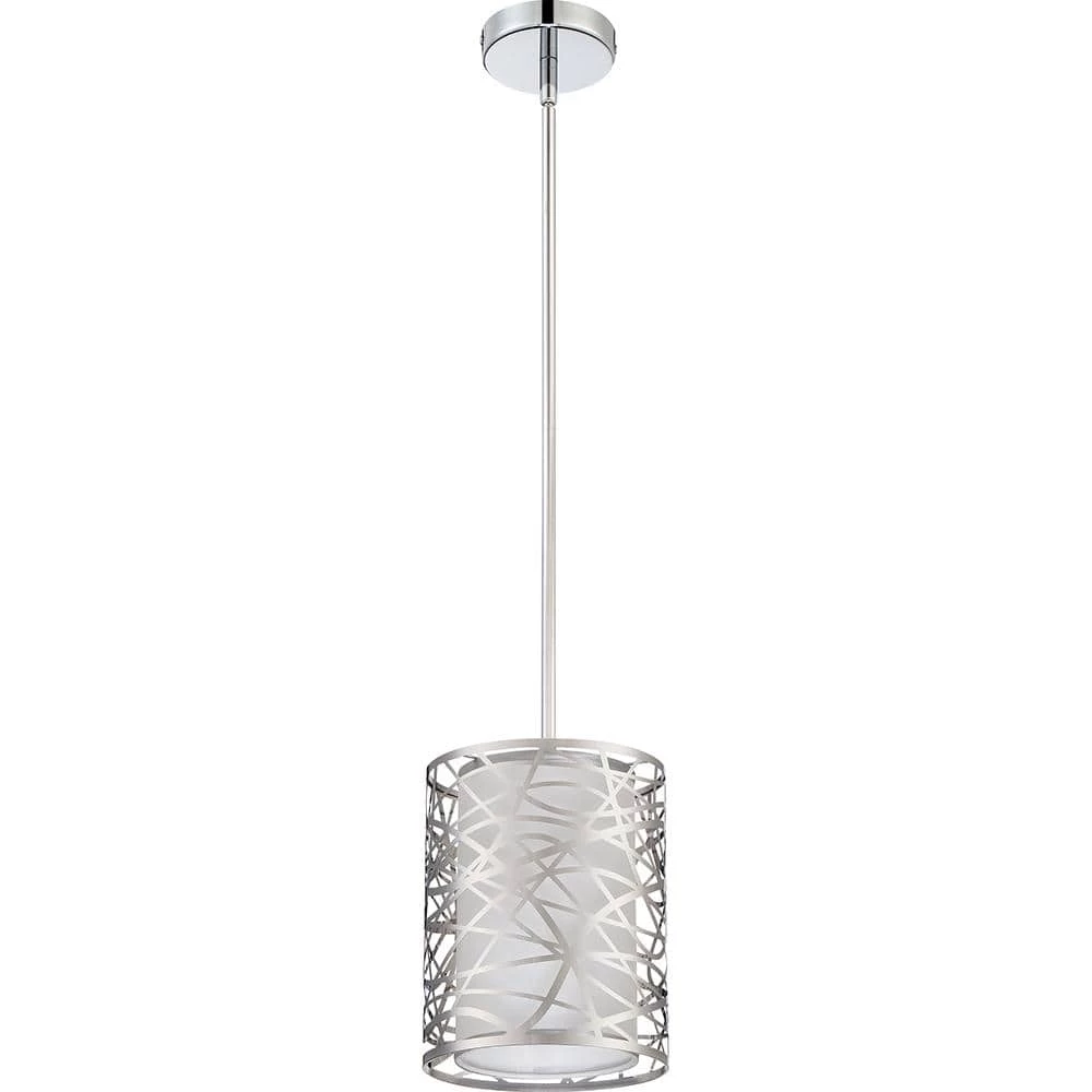 Abode 1-Light Polished Chrome Mini Pendant by Quoizel 5 Abode 1-Light Polished Chrome Mini Pendant by Quoizel - Image 3