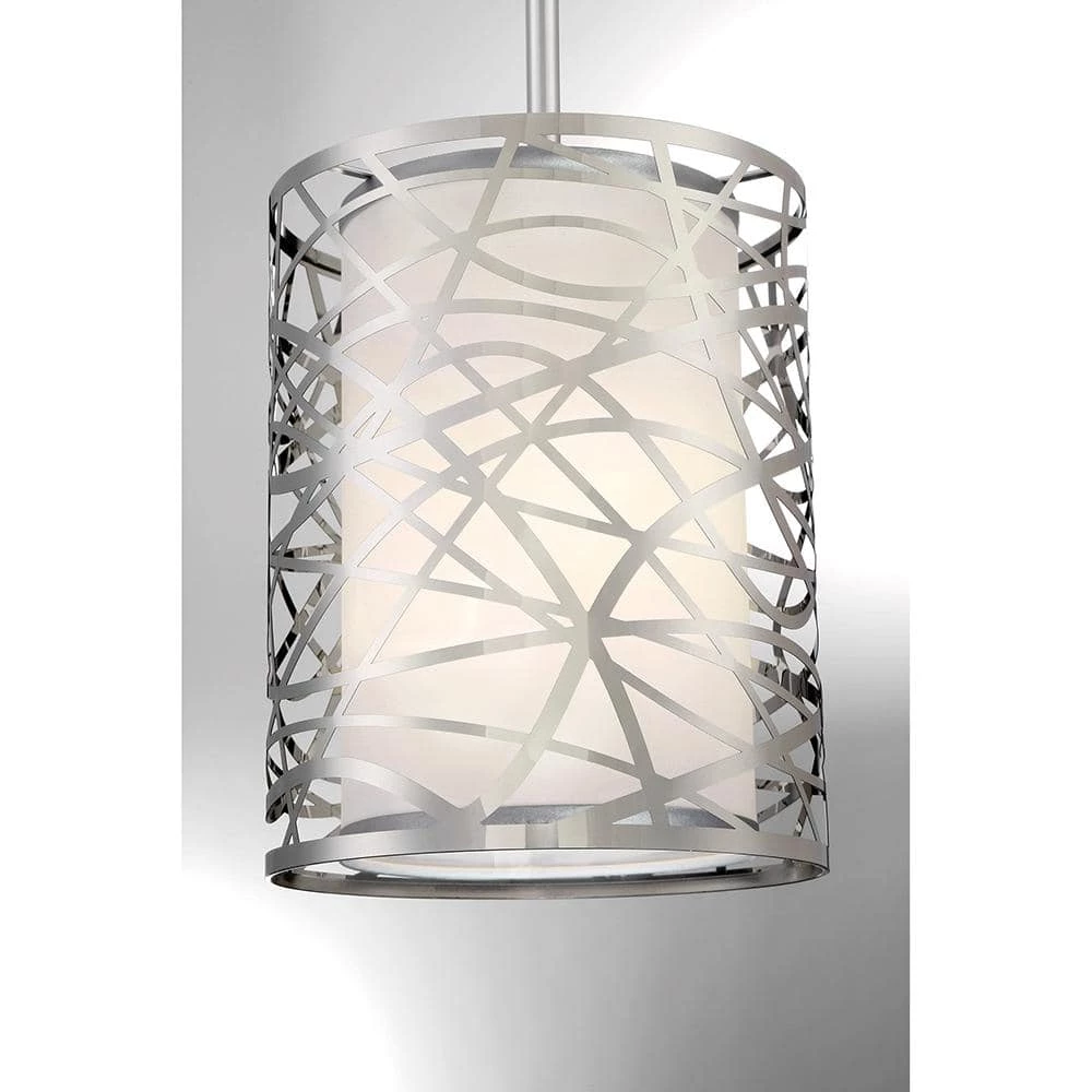 Abode 1-Light Polished Chrome Mini Pendant by Quoizel 4 Abode 1-Light Polished Chrome Mini Pendant by Quoizel - Image 2