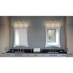 Abner 3-Light Polished Chrome Vanity Light by Quoizel -Quoizel Sales polished chrome quoizel vanity lighting abr8621c 31 1000