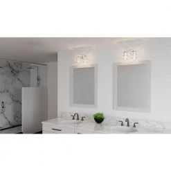 Gibson 13 in. 2-Light Polished Chrome Vanity Light by Quoizel -Quoizel Sales polished chrome quoizel vanity lighting gib8613c 31 1000