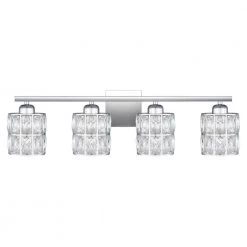 Gibson 29.5 in. 4-Light Polished Chrome Vanity Light by Quoizel 14 Gibson 29.5 in. 4-Light Polished Chrome Vanity Light by Quoizel -Quoizel Sales polished chrome quoizel vanity lighting gib8630c 1f 1000
