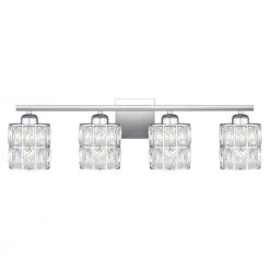Gibson 29.5 in. 4-Light Polished Chrome Vanity Light by Quoizel