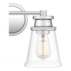 Haverfield 15 in. 2-Light Polished Chrome Vanity Light by Quoizel 16 Haverfield 15 in. 2-Light Polished Chrome Vanity Light by Quoizel -Quoizel Sales polished chrome quoizel vanity lighting hav8615c fa 1000