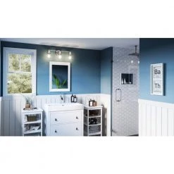 Haverfield 24 in. 3-Light Polished Chrome Vanity Light by Quoizel -Quoizel Sales polished chrome quoizel vanity lighting hav8624c 31 1000