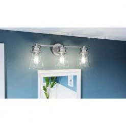 Haverfield 24 in. 3-Light Polished Chrome Vanity Light by Quoizel -Quoizel Sales polished chrome quoizel vanity lighting hav8624c c3 1000