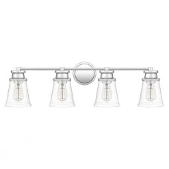 Haverfield 33.25 in. 4-Light Polished Chrome Vanity Light by Quoizel 14 Haverfield 33.25 in. 4-Light Polished Chrome Vanity Light by Quoizel -Quoizel Sales polished chrome quoizel vanity lighting hav8633c 1f 1000