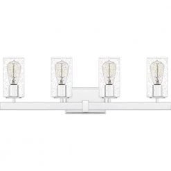 Kirby 27.75 in. 4-Light Polished Chrome Vanity Light with Clear Seeded Glass by Quoizel 9 Kirby 27.75 in. 4-Light Polished Chrome Vanity Light with Clear Seeded Glass by Quoizel -Quoizel Sales polished chrome quoizel vanity lighting kir8628c c3 1000