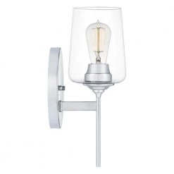 Miller 1-Light Polished Chrome Sconce by Quoizel 9 Miller 1-Light Polished Chrome Sconce by Quoizel -Quoizel Sales polished chrome quoizel vanity lighting mlr8605c 4f 1000