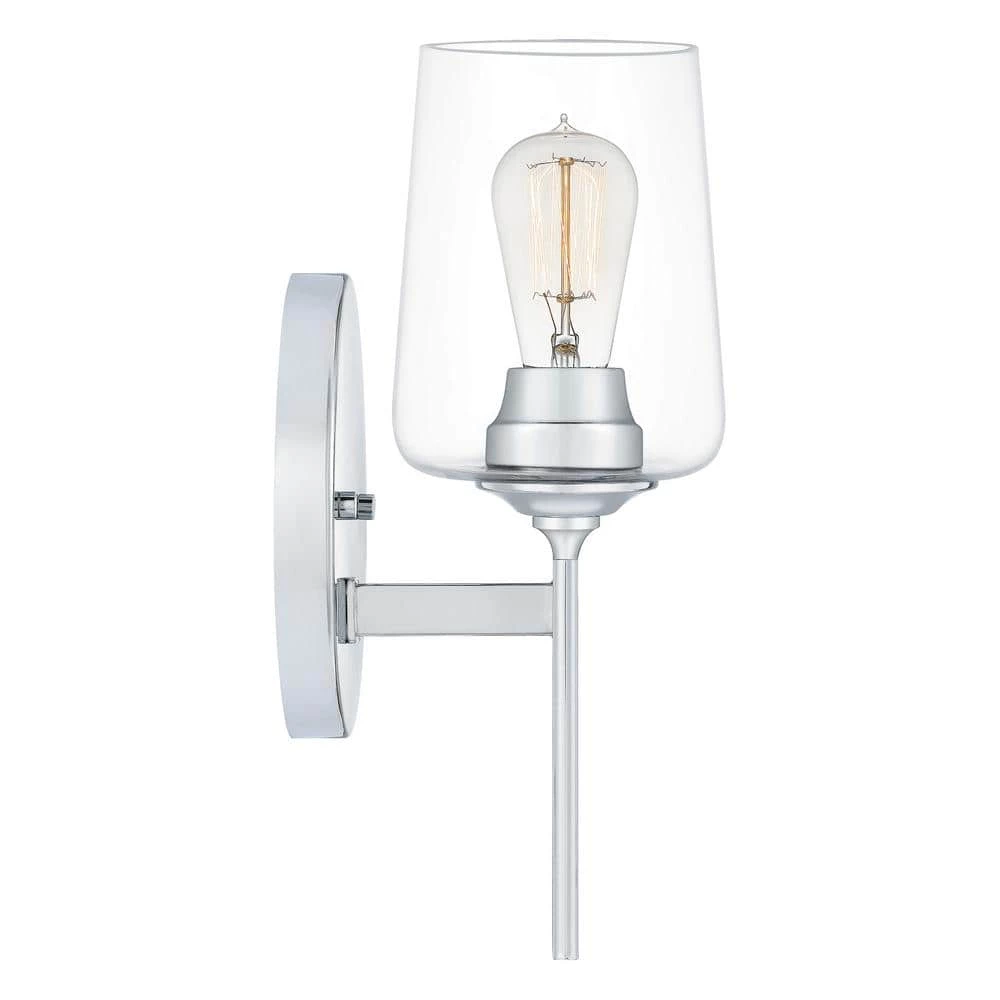 Miller 1-Light Polished Chrome Sconce by Quoizel 5 Miller 1-Light Polished Chrome Sconce by Quoizel - Image 3