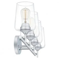 Miller 4-Light Polished Chrome Vanity Light by Quoizel -Quoizel Sales polished chrome quoizel vanity lighting mlr8631c 4f 1000