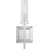 Nora 1-Light Polished Chrome Sconce by Quoizel -Quoizel Sales polished chrome quoizel vanity lighting nor8605c 64 1000