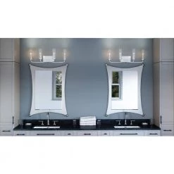 Nora 4-Light Polished Chrome Vanity Light by Quoizel -Quoizel Sales polished chrome quoizel vanity lighting nor8624c 31 1000