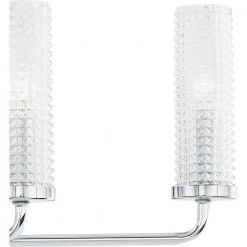 Nora 4-Light Polished Chrome Vanity Light by Quoizel -Quoizel Sales polished chrome quoizel vanity lighting nor8624c 44 1000