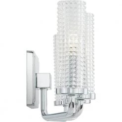 Nora 4-Light Polished Chrome Vanity Light by Quoizel -Quoizel Sales polished chrome quoizel vanity lighting nor8624c c3 1000