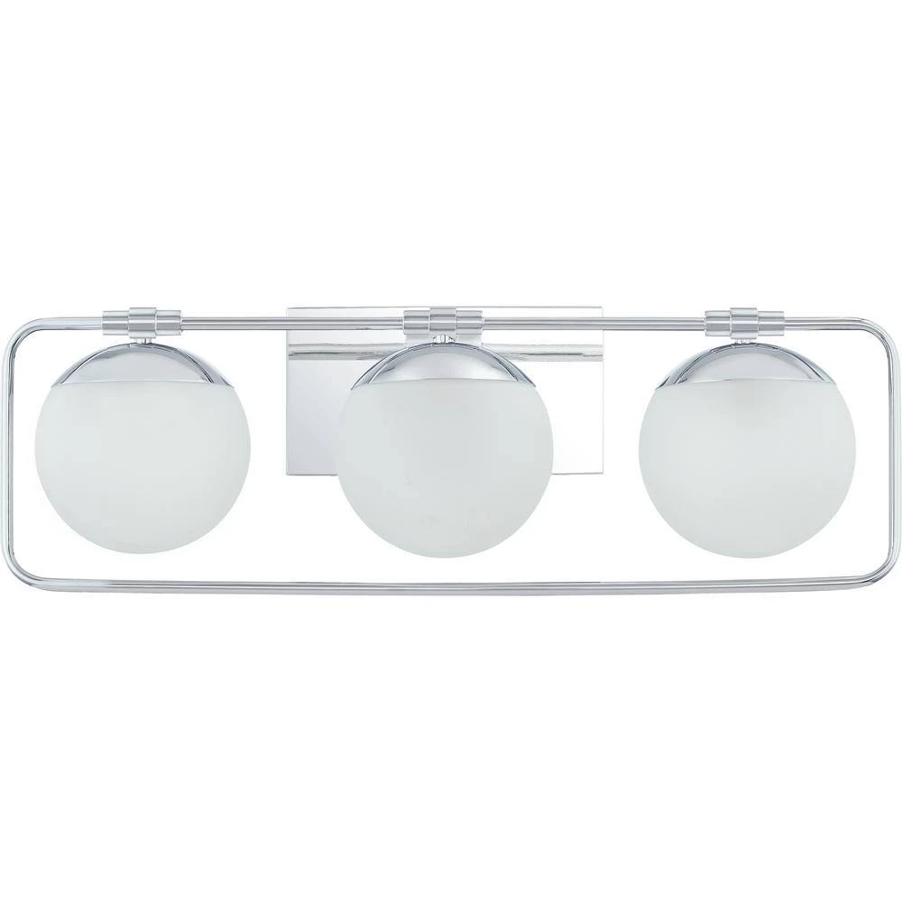 Padgett 3-Light Polished Chrome Vanity Light by Quoizel 7 Padgett 3-Light Polished Chrome Vanity Light by Quoizel - Image 5