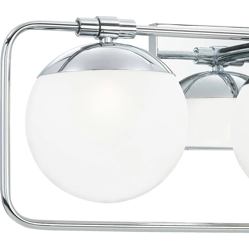 Padgett 3-Light Polished Chrome Vanity Light by Quoizel 8 Padgett 3-Light Polished Chrome Vanity Light by Quoizel - Image 6