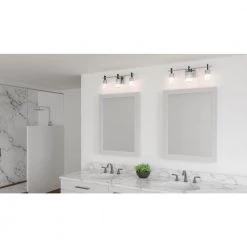 Adena 22 in. Polished Chrome LED Vanity Light Bar with Clear Crystal Glass by Quoizel 17 Adena 22 in. Polished Chrome LED Vanity Light Bar with Clear Crystal Glass by Quoizel -Quoizel Sales polished chrome quoizel vanity lighting pcada8622c 31 1000