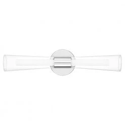 Amara 5 in. 1-Light Polished Chrome LED Vanity Light Bar by Quoizel