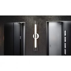 Amara 5 in. 1-Light Polished Chrome LED Vanity Light Bar by Quoizel -Quoizel Sales polished chrome quoizel vanity lighting pcama8522c c3 1000