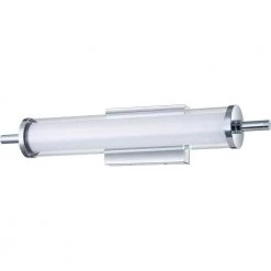 Caledon 23 in. 1-Light Polished Chrome LED Vanity Light Bar by Quoizel -Quoizel Sales polished chrome quoizel vanity lighting pccal8523c 4f 1000