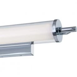 Caledon 23 in. 1-Light Polished Chrome LED Vanity Light Bar by Quoizel -Quoizel Sales polished chrome quoizel vanity lighting pccal8523c fa 1000