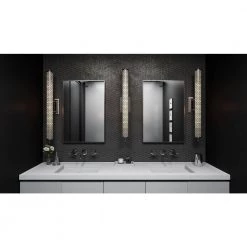 Effie 32 in. Polished Chrome LED Vanity Light Bar by Quoizel 15 Effie 32 in. Polished Chrome LED Vanity Light Bar by Quoizel -Quoizel Sales polished chrome quoizel vanity lighting pceff8532c 31 1000