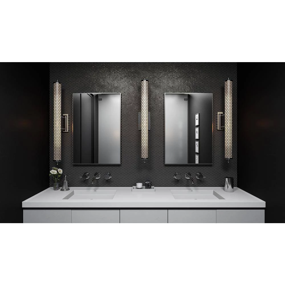 Effie 32 in. Polished Chrome LED Vanity Light Bar by Quoizel 9 Effie 32 in. Polished Chrome LED Vanity Light Bar by Quoizel - Image 7