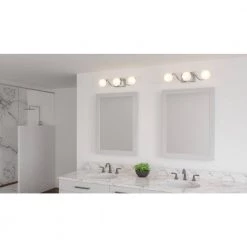 Essence 23.75 in. Polished Chrome LED Vanity Light Bar with Opal Etched Glass by Quoizel 17 Essence 23.75 in. Polished Chrome LED Vanity Light Bar with Opal Etched Glass by Quoizel -Quoizel Sales polished chrome quoizel vanity lighting pcess8625c 31 1000