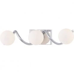 Essence 23.75 in. Polished Chrome LED Vanity Light Bar with Opal Etched Glass by Quoizel 13 Essence 23.75 in. Polished Chrome LED Vanity Light Bar with Opal Etched Glass by Quoizel -Quoizel Sales polished chrome quoizel vanity lighting pcess8625c 4f 1000