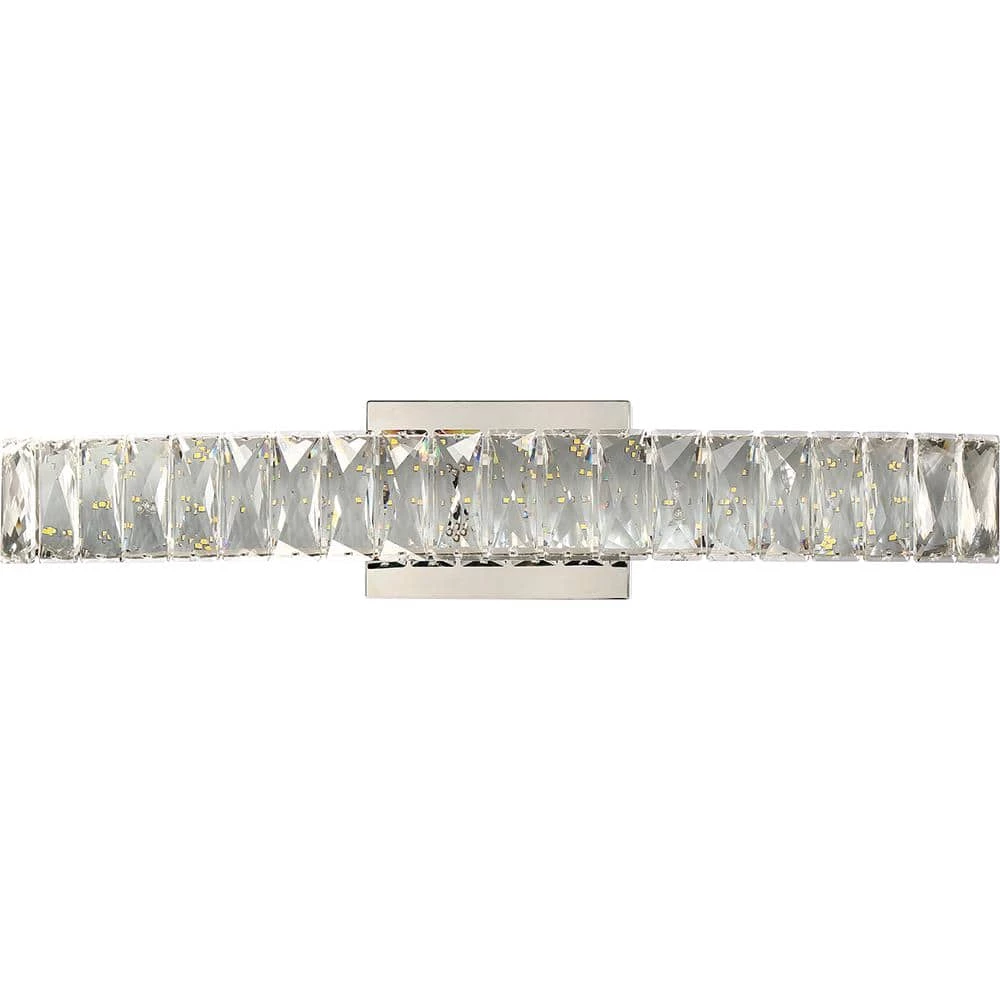 Gala 24 in. Polished Chrome Integrated LED Vanity Light by Quoizel 5 Gala 24 in. Polished Chrome Integrated LED Vanity Light by Quoizel - Image 3