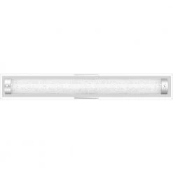 Glitz 31.75 in. Polished Chrome Integrated LED Vanity Light by Quoizel