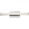Promenade 19 in. Polished Chrome Integrated LED Vanity Light by Quoizel 1 Promenade 19 in. Polished Chrome Integrated LED Vanity Light by Quoizel -Quoizel Sales polished chrome quoizel vanity lighting pcpe8519c 64 1000