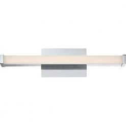 Promenade 19 in. Polished Chrome Integrated LED Vanity Light by Quoizel