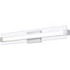Salon 32 in. Polished Chrome Integrated LED Vanity Light by Quoizel -Quoizel Sales polished chrome quoizel vanity lighting pcso8532c 64 1000