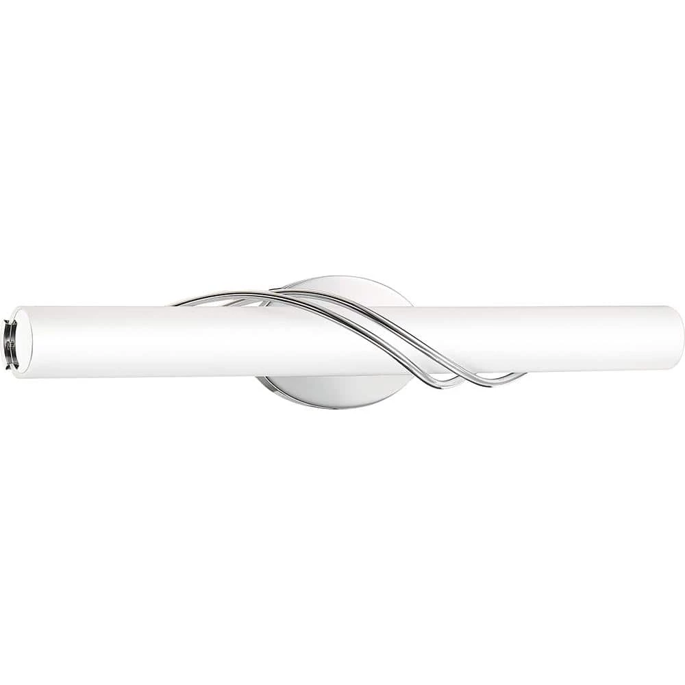 Serenade 25.25 in. Polished Chrome Integrated LED Vanity Light by Quoizel 4 Serenade 25.25 in. Polished Chrome Integrated LED Vanity Light by Quoizel - Image 2