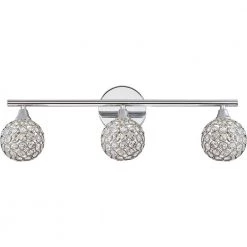 Shimmer 3-Light Polished Chrome Vanity Light by Quoizel -Quoizel Sales polished chrome quoizel vanity lighting pcsr8603c c3 1000