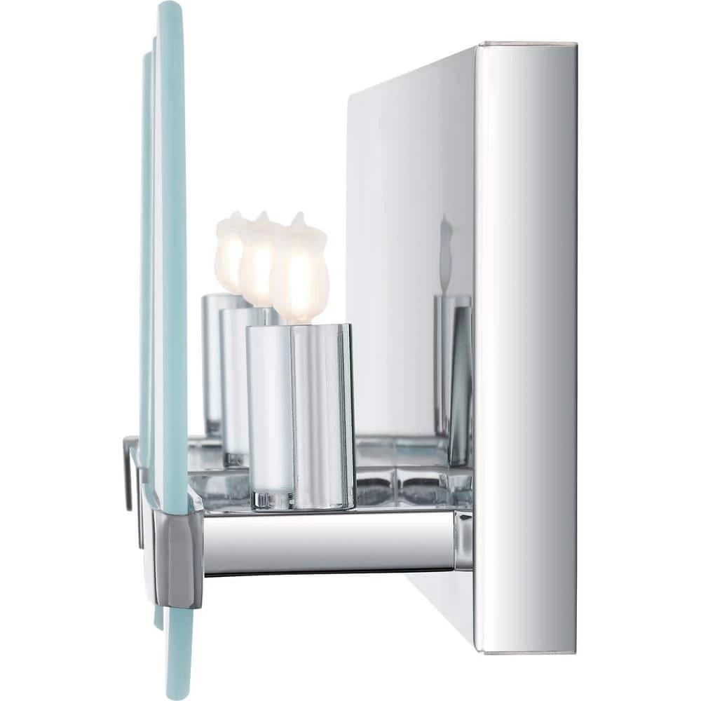 Tyleigh 24 in. 3-Light Polished Chrome Vanity Light by Quoizel 8 Tyleigh 24 in. 3-Light Polished Chrome Vanity Light by Quoizel - Image 6